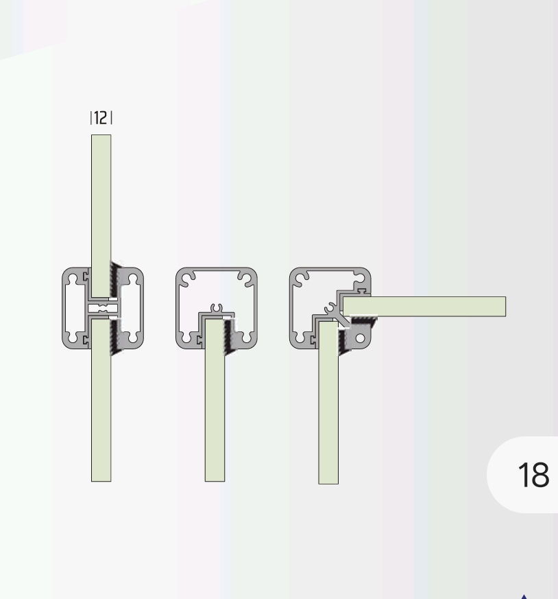 PR 44 Vertical post system (Easy Slide)